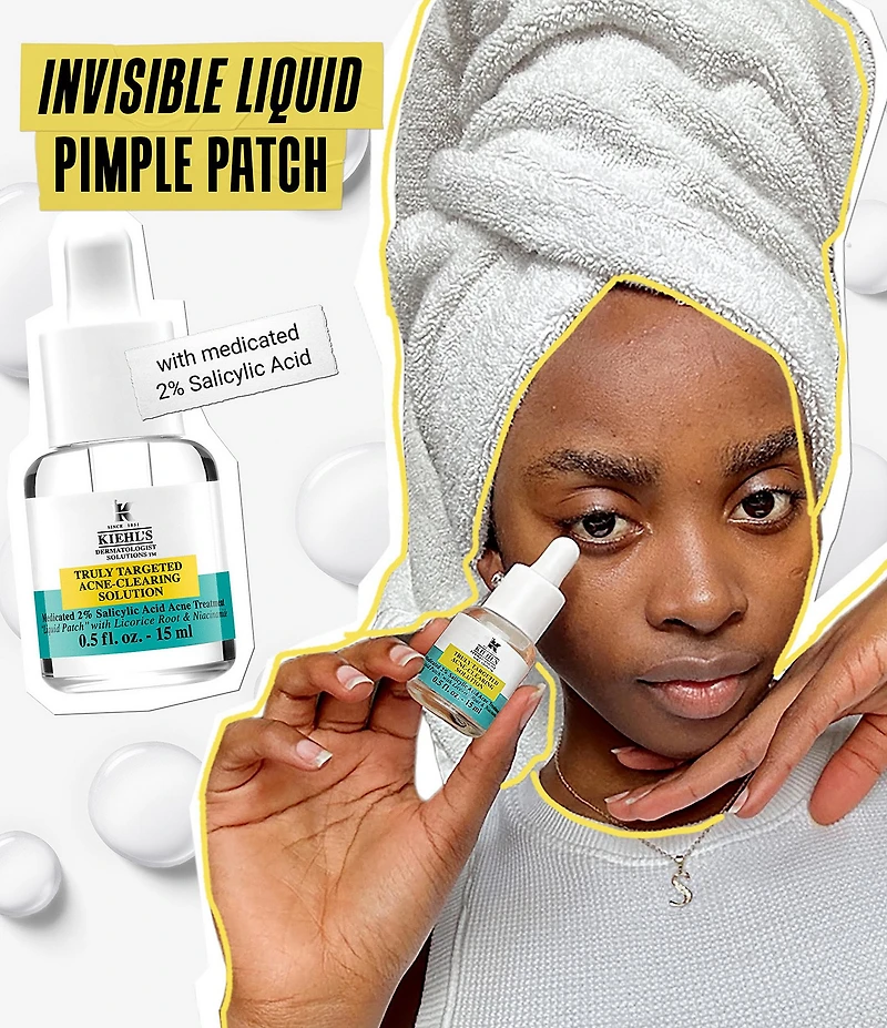 Kiehl's Since 1851 Truly Targeted Acne-Clearing Pimple Patch Solution with Salicylic Acid