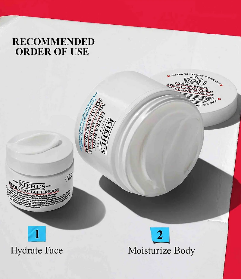 Kiehl's Since 1851 Ultra Hydrating Hits Face and Body Cream 2-Piece Set