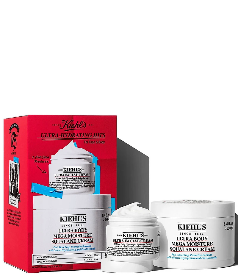 Kiehl's Since 1851 Ultra Hydrating Hits Face and Body Cream 2-Piece Set
