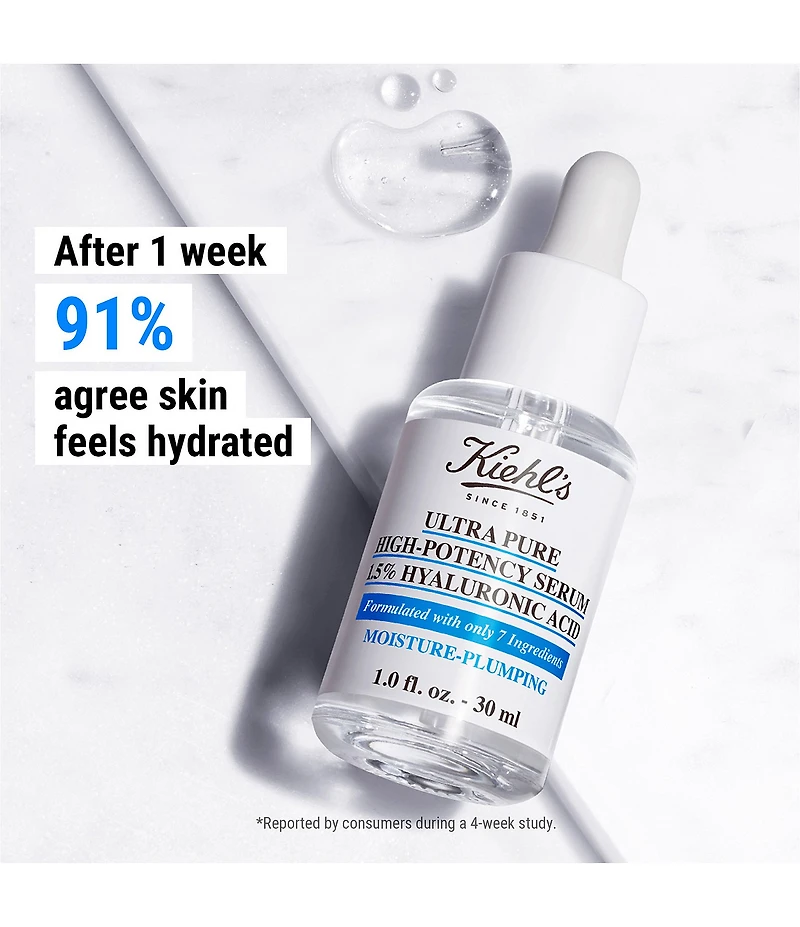Kiehl's Since 1851 Ultra Pure High-Potency 1.5% Hyaluronic Acid Serum