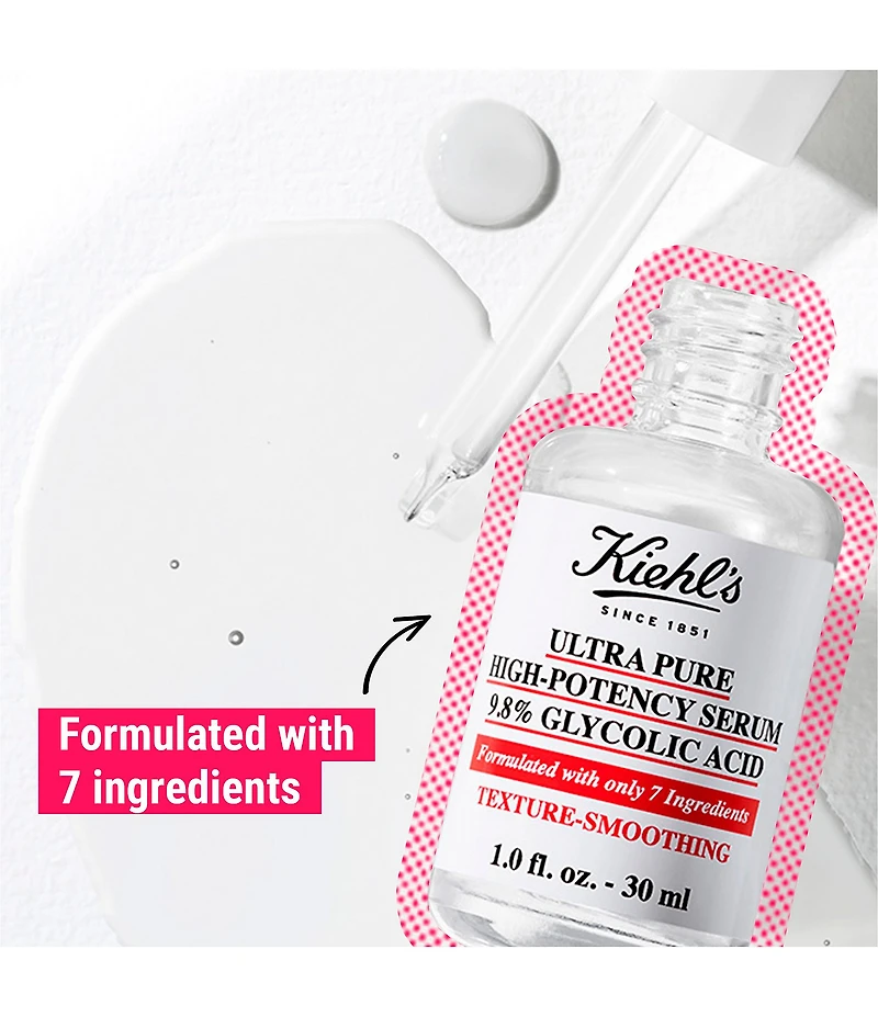 Kiehl's Since 1851 Ultra Pure High-Potency 9.8% Glycolic Acid Serum