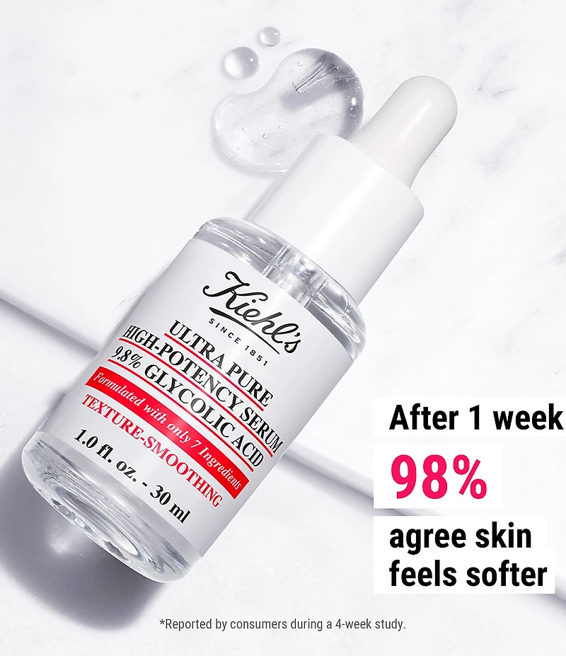 Kiehl's Since 1851 Ultra Pure High-Potency 9.8% Glycolic Acid Serum