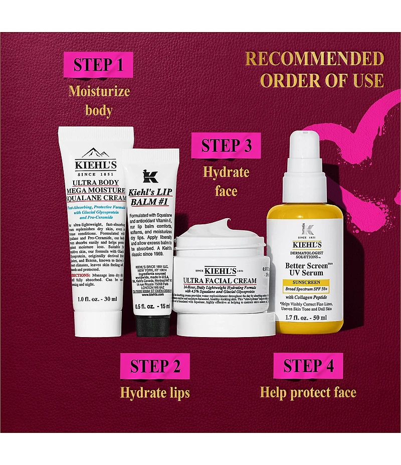 Kiehl's Since 1851 Winter Escape 4-Piece Skincare Gift Set