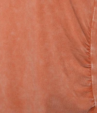 Kinesis 3/4 Sleeve Ruched Scoop Neck Tee