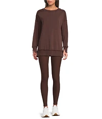 Kinesis Boatneck Ribbed Long Sleeve Sweatshirt