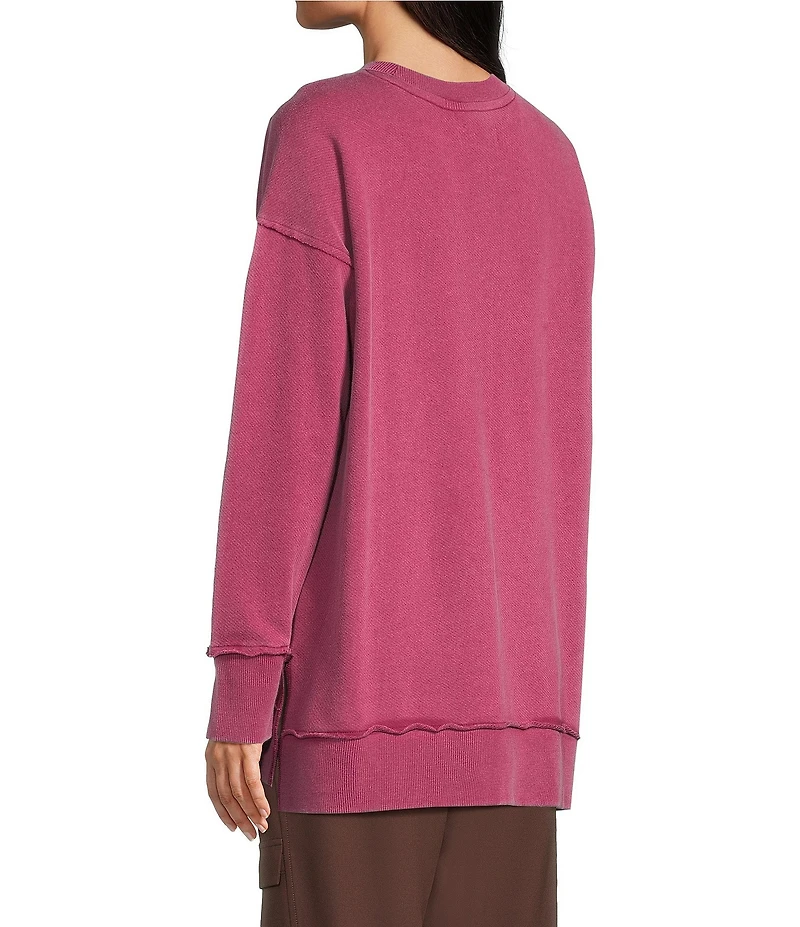 Kinesis Boatneck Ribbed Long Sleeve Sweatshirt