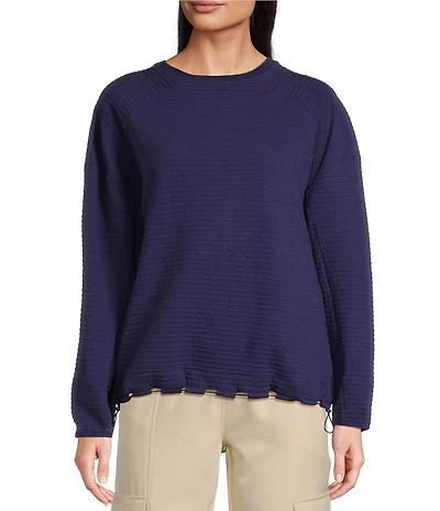 Kinesis Bungee Hem Long Sleeve Crew Neck Sweatshirt