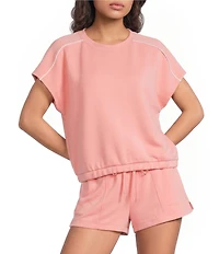 Kinesis Cloud Scuba Crew Neck Short Sleeve Contrasting Piping Tee