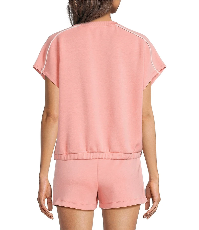 Kinesis Cloud Scuba Crew Neck Short Sleeve Contrasting Piping Tee