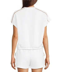 Kinesis Cloud Scuba Crew Neck Short Sleeve Contrasting Piping Tee