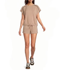 Kinesis Cloud Scuba Crew Neck Short Sleeve Contrasting Piping Tee