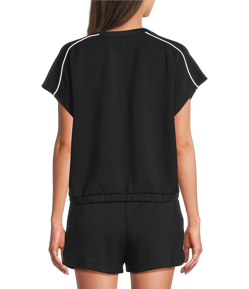 Kinesis Cloud Scuba Crew Neck Short Sleeve Contrasting Piping Tee