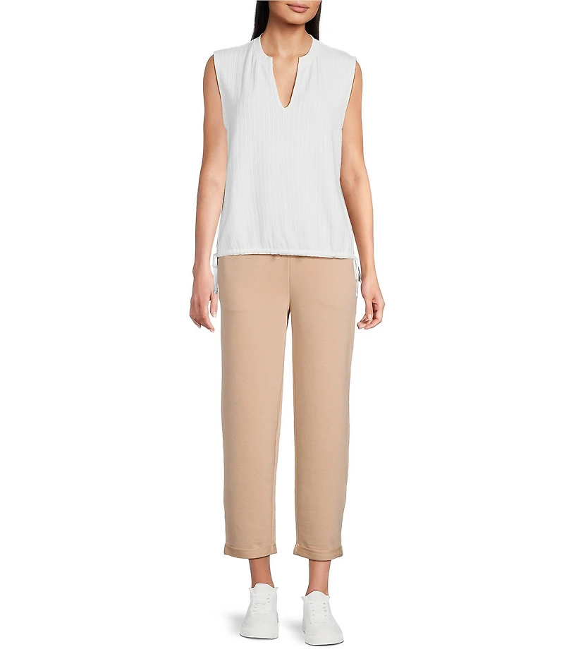 Kinesis Drawstring Elastic Waist Roll Cuff Sweatpants