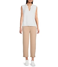 Kinesis Drawstring Elastic Waist Roll Cuff Sweatpants