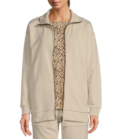 Kinesis French Terry Long Sleeve Two-Way Zip Jacket