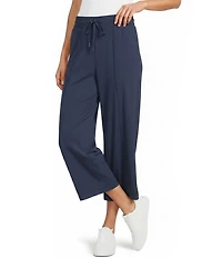 Kinesis Front Seam Cropped Coordinating Wide Leg Pants