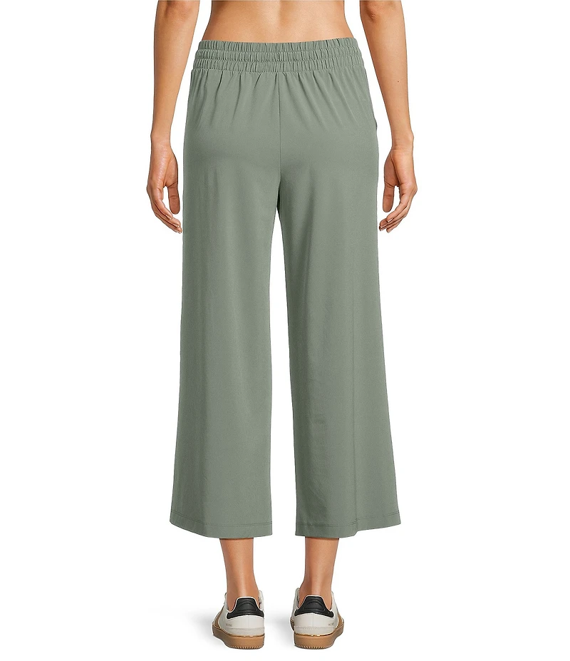 Kinesis Front Seam Cropped Coordinating Wide Leg Pants