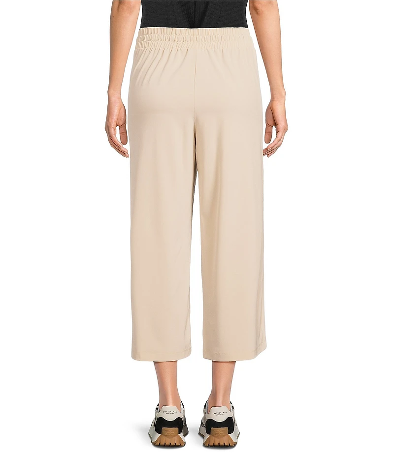 Kinesis Front Seam Cropped Coordinating Wide Leg Pants