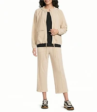 Kinesis Front Seam Cropped Coordinating Wide Leg Pants