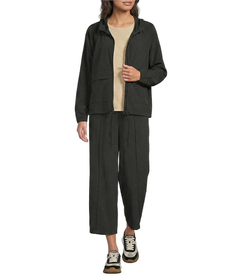 Kinesis Front Seam Cropped Coordinating Wide Leg Pants