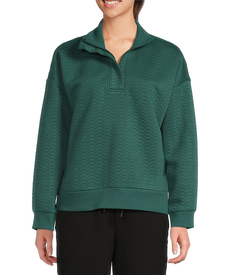 Kinesis Half Zip Long Sleeve Quilted Pullover