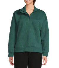 Kinesis Half Zip Long Sleeve Quilted Pullover