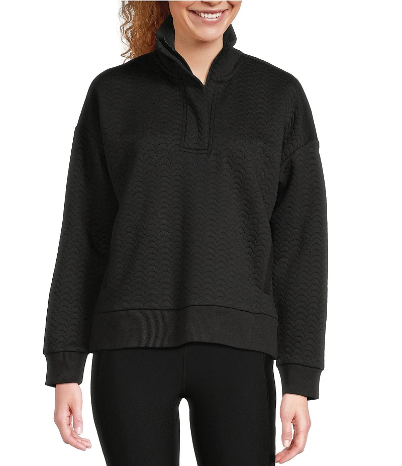 Kinesis Half Zip Long Sleeve Quilted Pullover