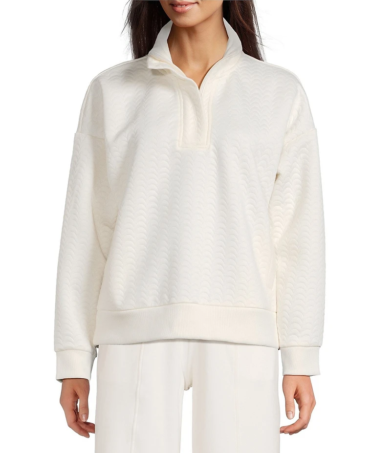 Kinesis Half Zip Long Sleeve Quilted Pullover