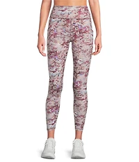 Kinesis High Rise Omega Print 7/8 Moisture Wicking Leggings