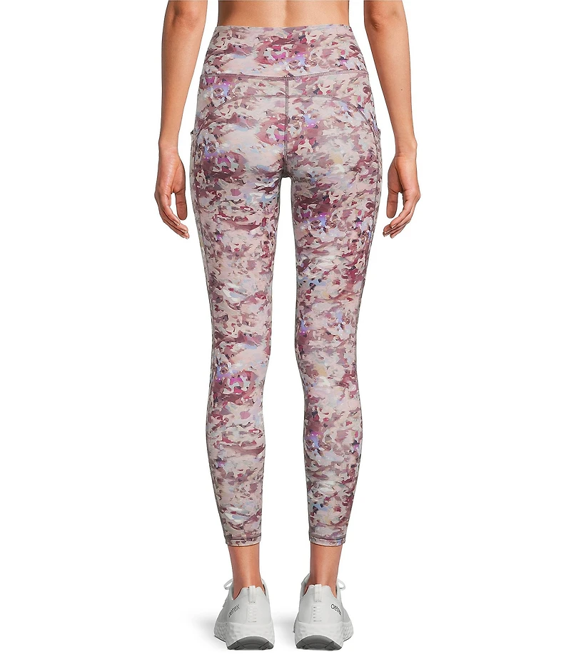 Kinesis High Rise Omega Print 7/8 Moisture Wicking Leggings