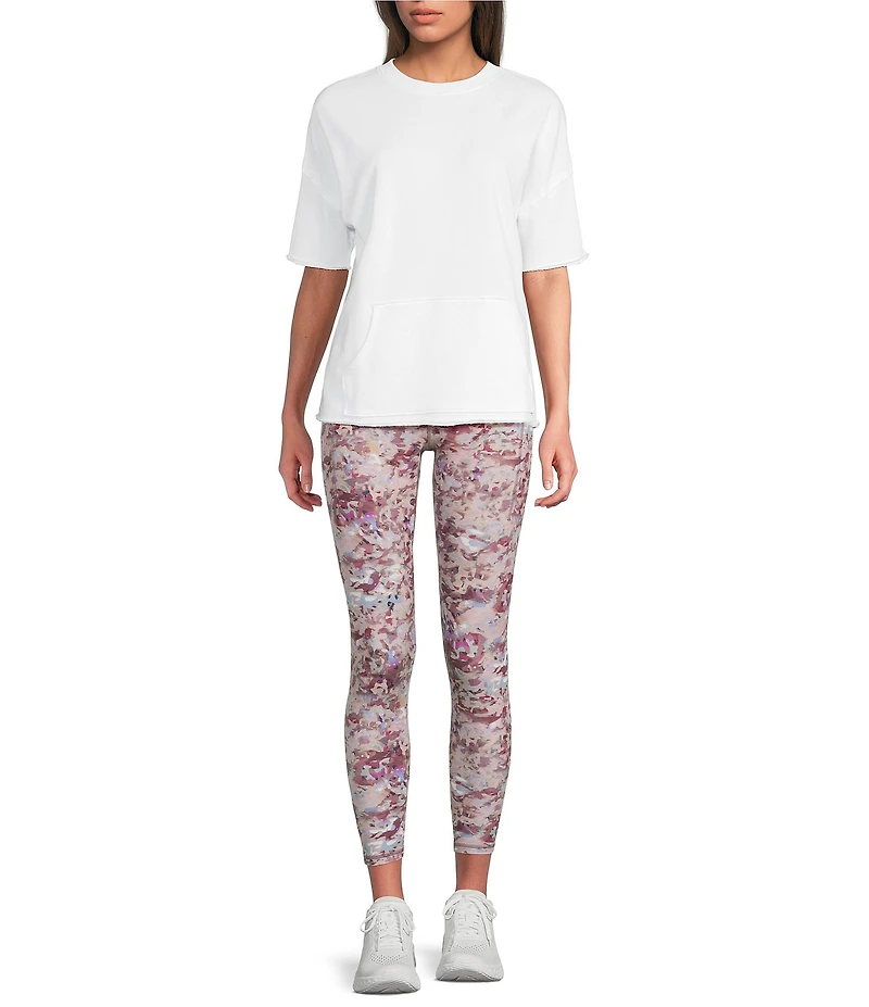 Kinesis High Rise Omega Print 7/8 Moisture Wicking Leggings