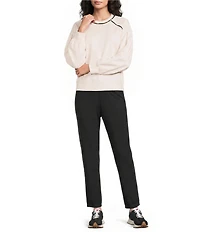 Kinesis High-Rise Pull On Warp Knit Jogger Pants