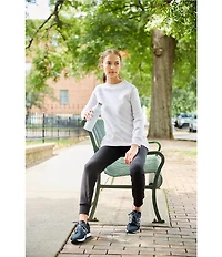 Kinesis High Rise Slim Sueded Jersey Moisture Wicking Pull-On Joggers