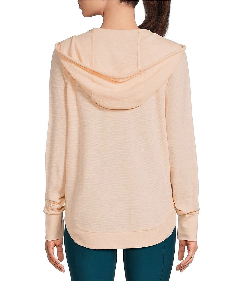 Kinesis Long Sleeve Zip Front Thumb Hole Hoodie