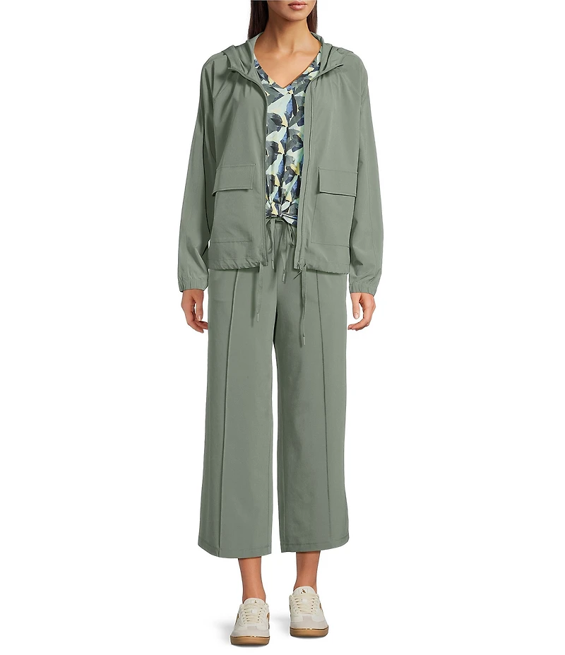 Kinesis Long Sleeve Zipper Front Patch Pocket Coordinating Jacket