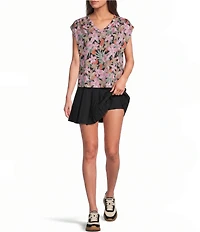 Kinesis Mid Rise Flowy Skort