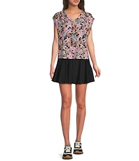 Kinesis Mid Rise Flowy Skort