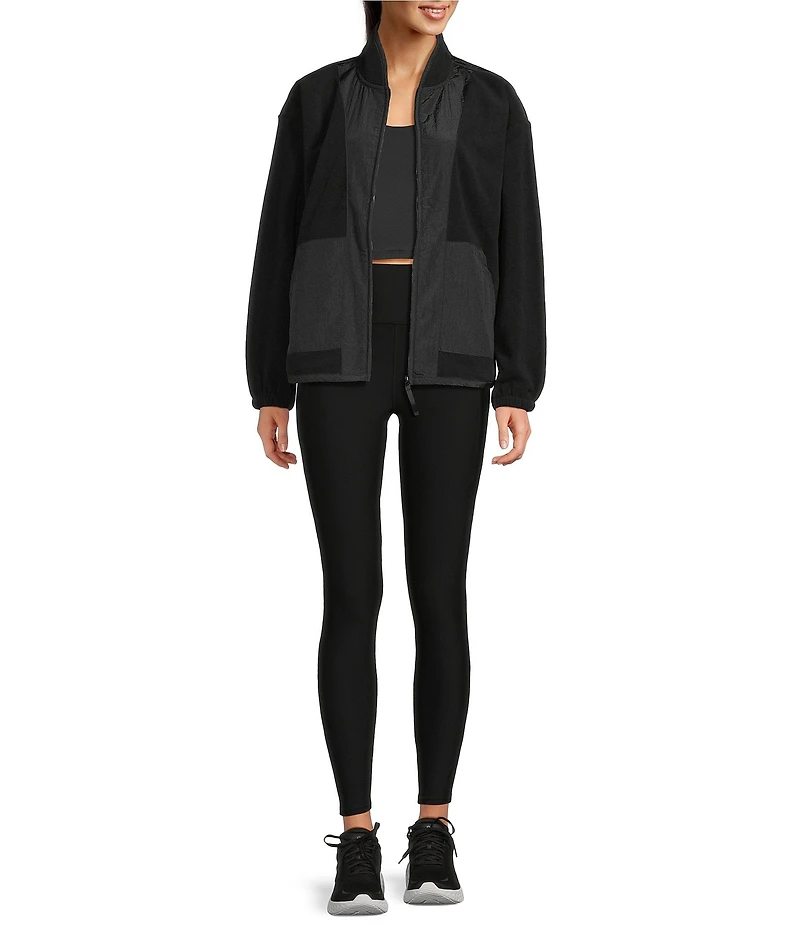 Kinesis Mixed Fleece V-Neck Long Sleeve Jacket