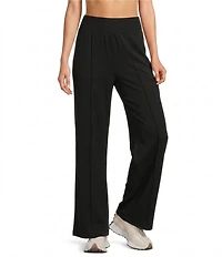 Kinesis Rib Waist Wide Leg French Terry Pants