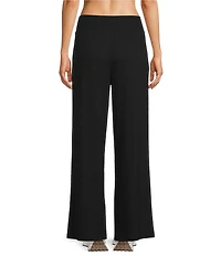 Kinesis Rib Waist Wide Leg French Terry Pants