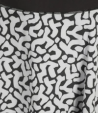 Kinesis Printed Pull-On Flowy Skirt