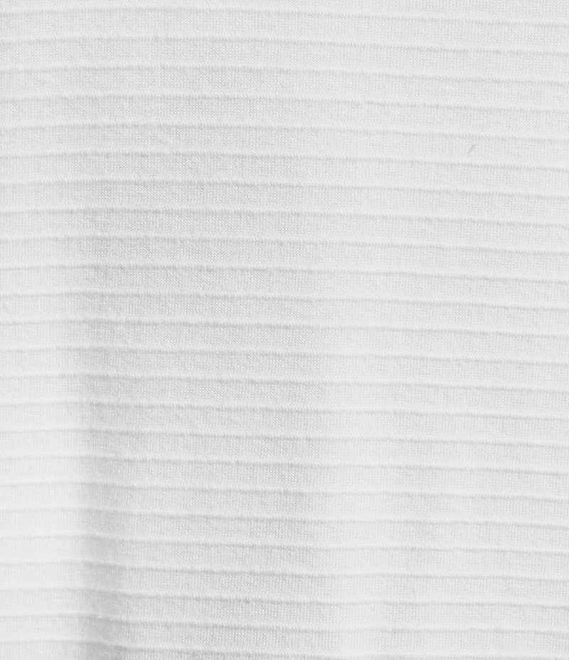 Kinesis Solid Crew Neck Short Sleeve Drape Back Top