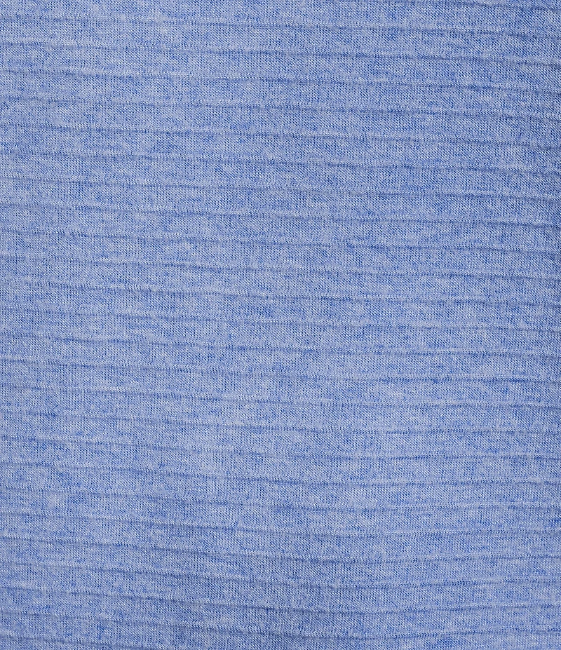 Kinesis Solid Crew Neck Short Sleeve Drape Back Top