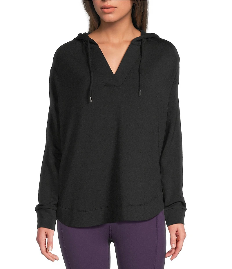 Kinesis Split Neck Long Sleeve Hoodie