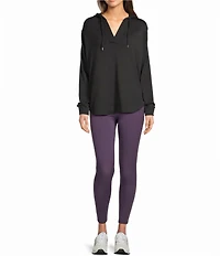 Kinesis Split Neck Long Sleeve Hoodie