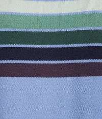 Kinesis Stripe Print Crew Neck Long Sleeve Sweater