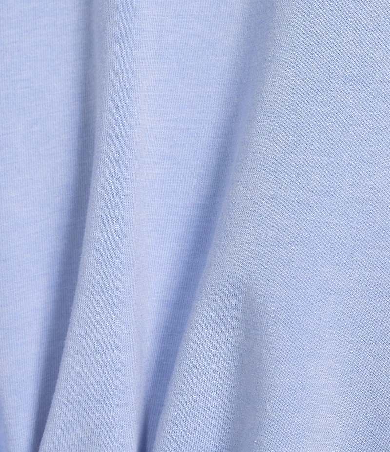 Kinesis V-Neck 3/4 Sleeve Twist Front Pointelle Top