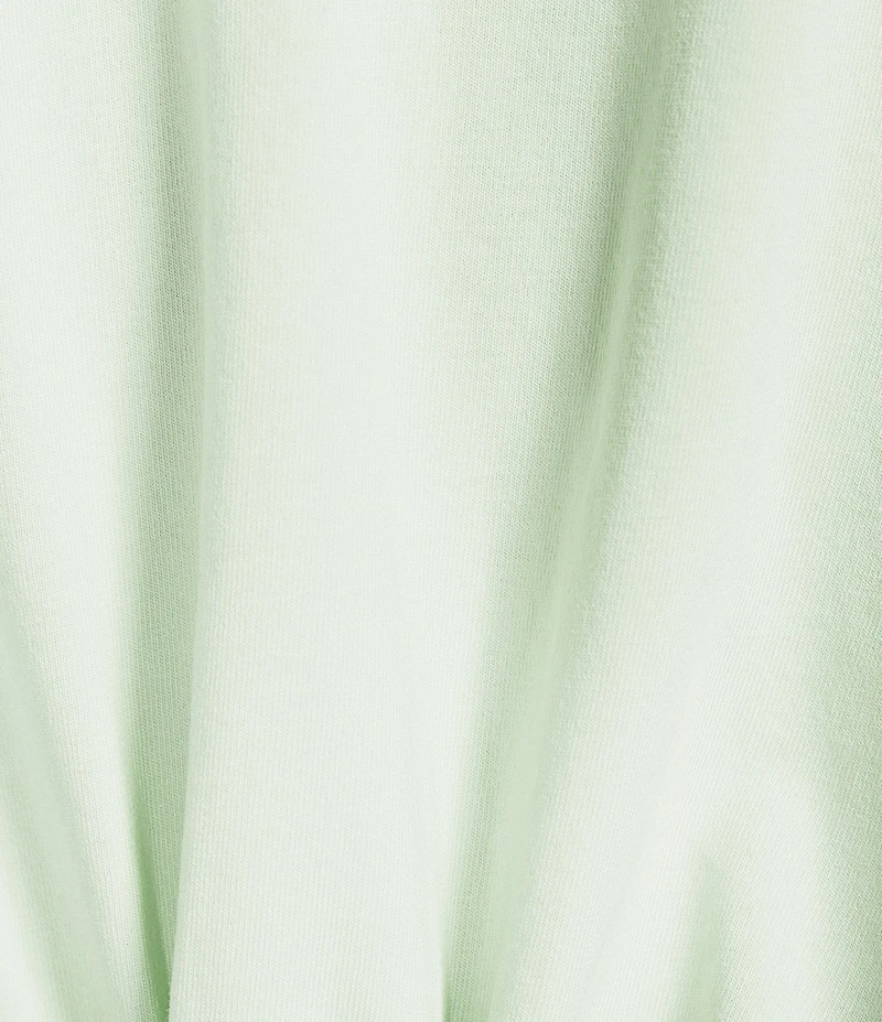 Kinesis V-Neck 3/4 Sleeve Twist Front Pointelle Top