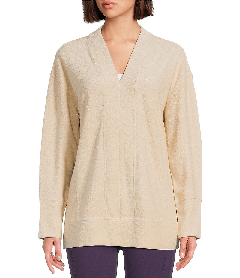 Kinesis V-Neck Long Sleeve Pullover