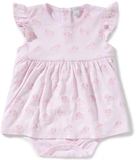 Kissy Kissy Baby Girls Puppy Family Printed Bodysuit Dress